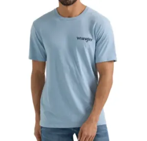 112350056- Wrangler SS Tee-Blue Heather