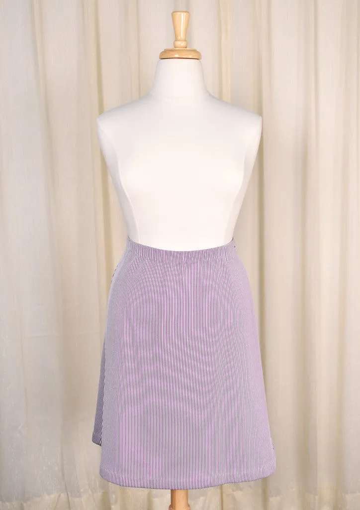 1970s Purple Skirt Suit Set