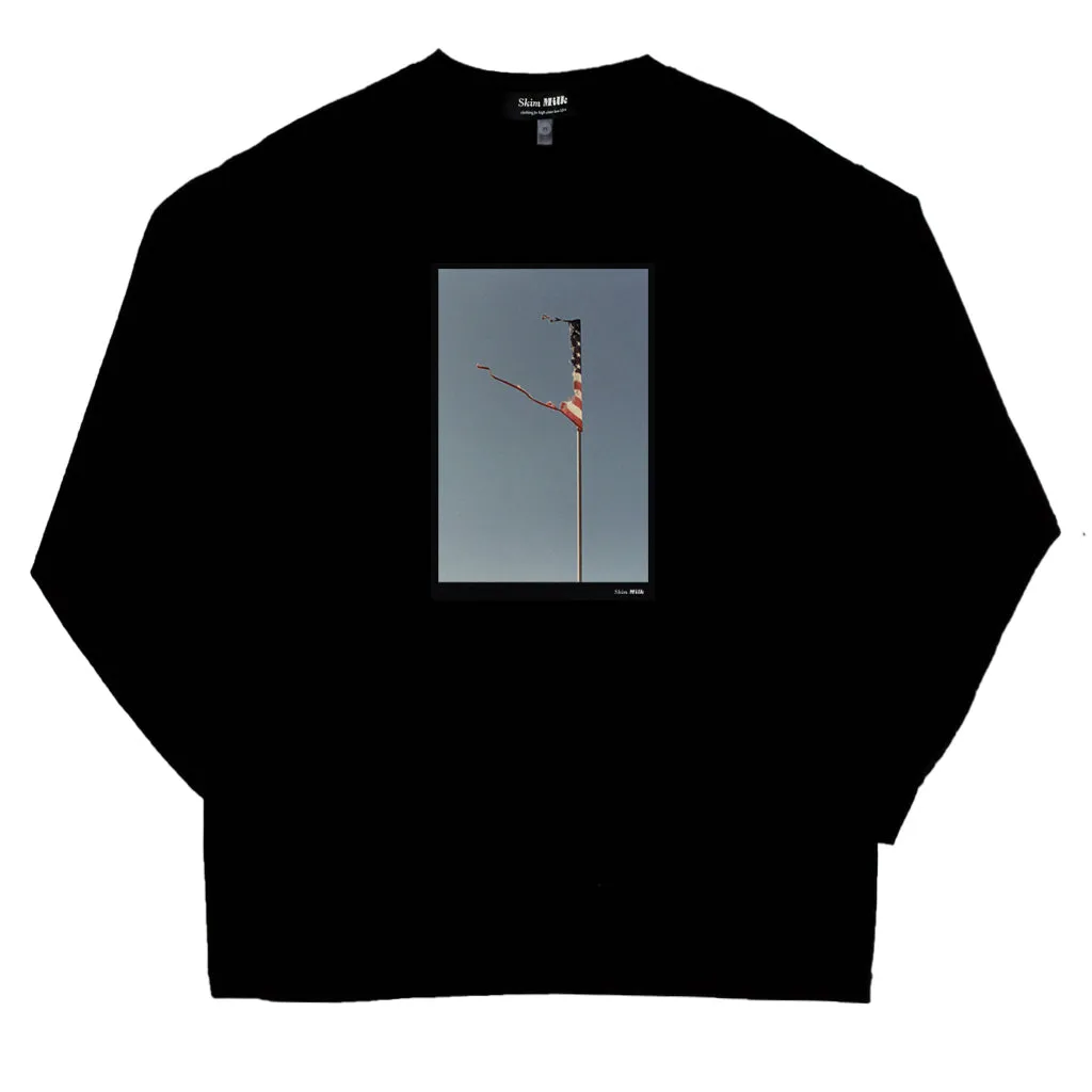 AMERICAN FLAG long sleeve t-shirt