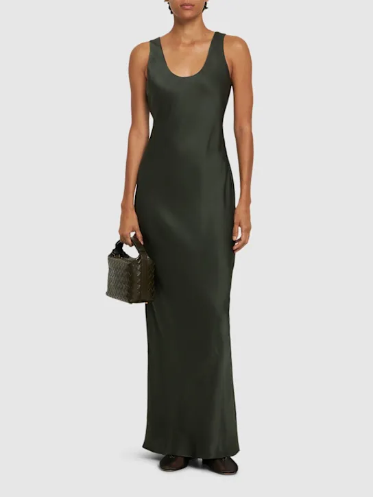 ANINE BING   Camille silk charmeuse long dress 