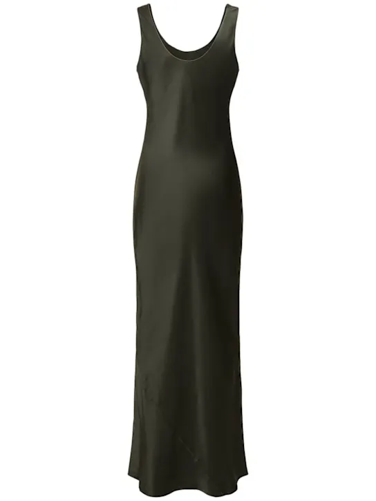 ANINE BING   Camille silk charmeuse long dress 