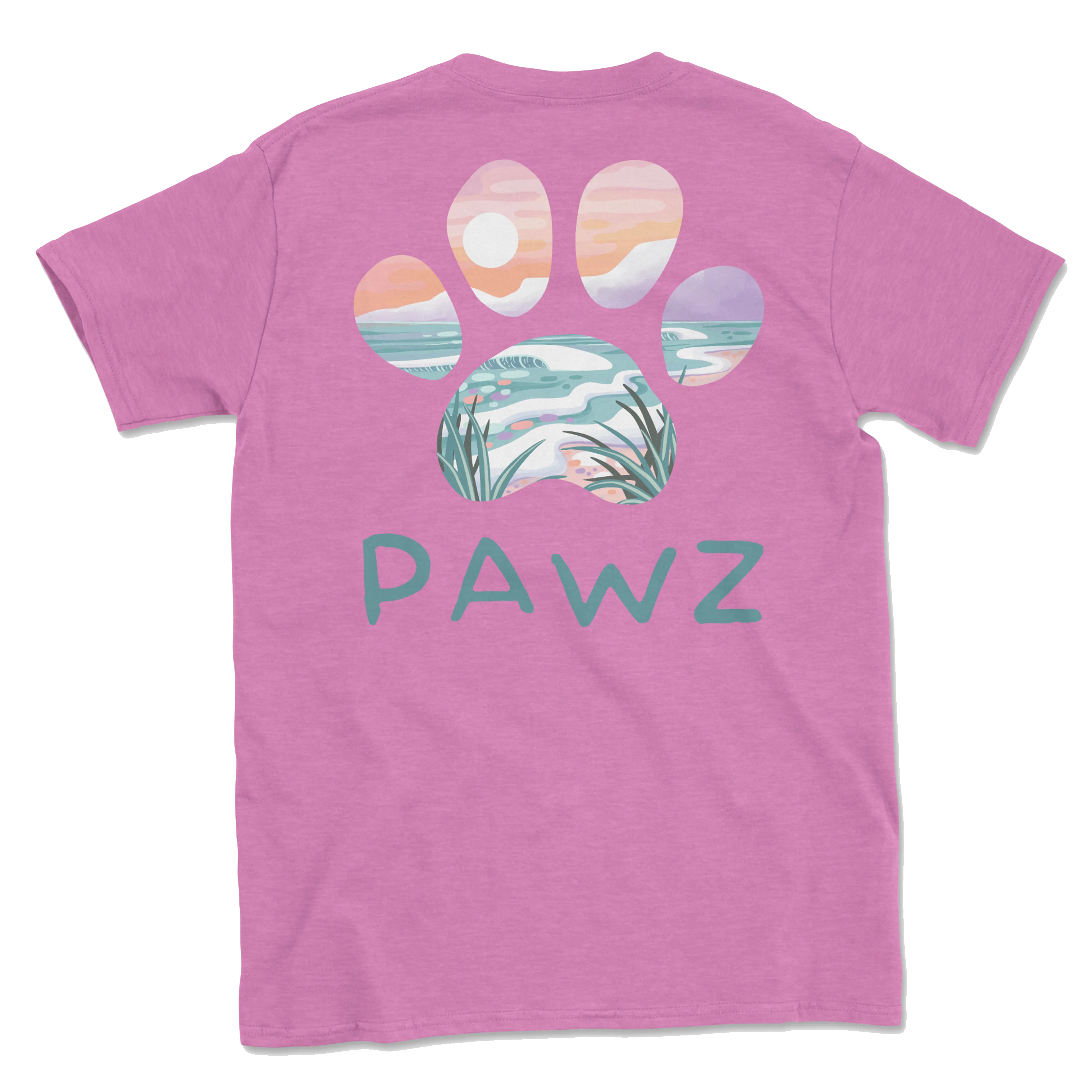 Beach Sunset (Adult Short Sleeve Shirt)