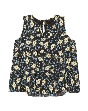 Bella Keyhole Tank | Black / Yellow