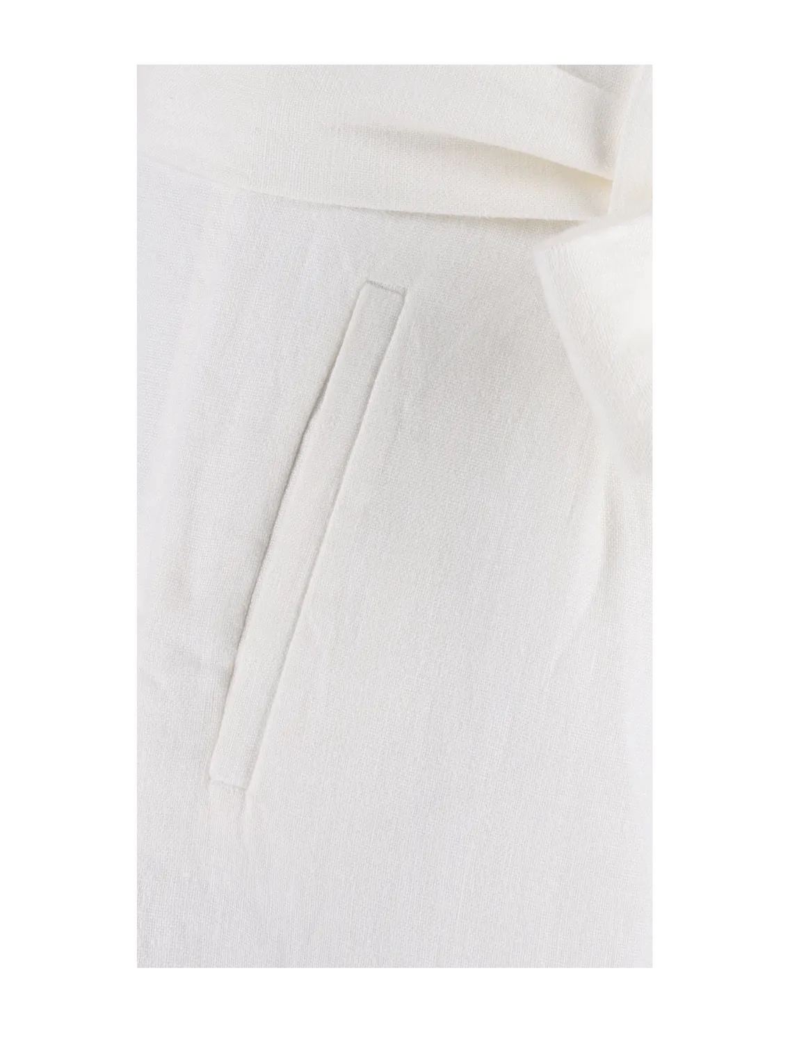 belted linen trousers