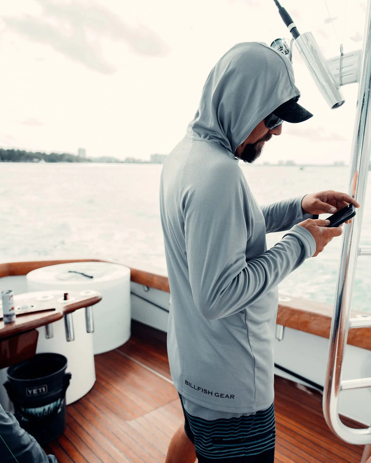 BILLFISH LAY DAY HOODED LONG SLEEVE
