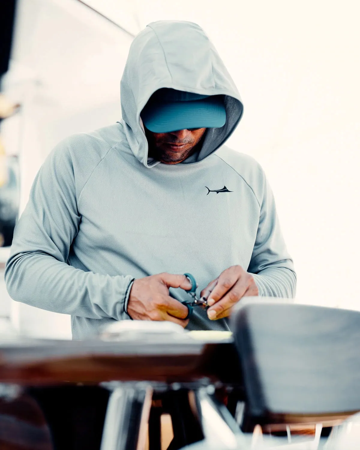 BILLFISH LAY DAY HOODED LONG SLEEVE