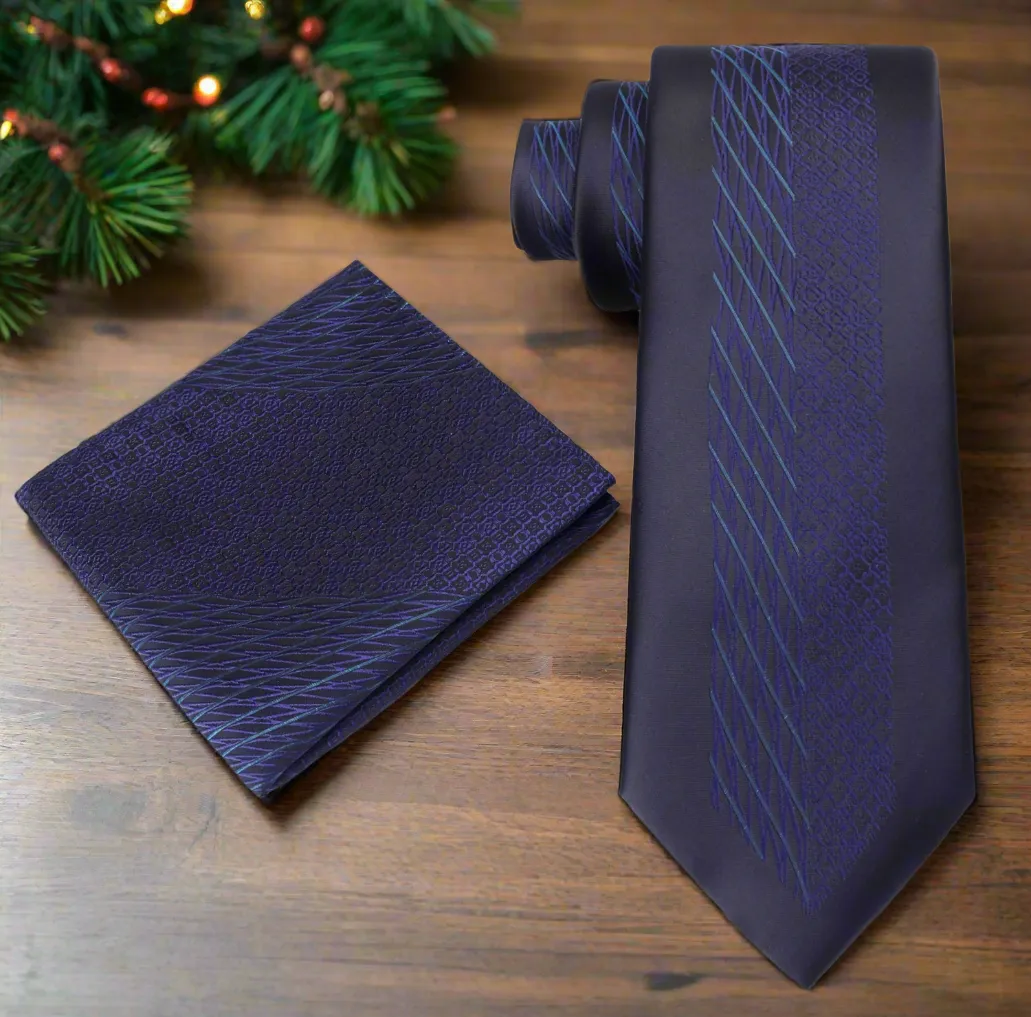 Blue Edge Necktie