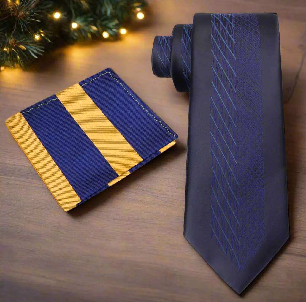 Blue Edge Necktie