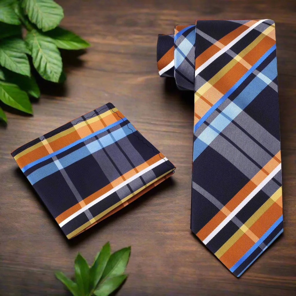Blue Haven Plaid Necktie