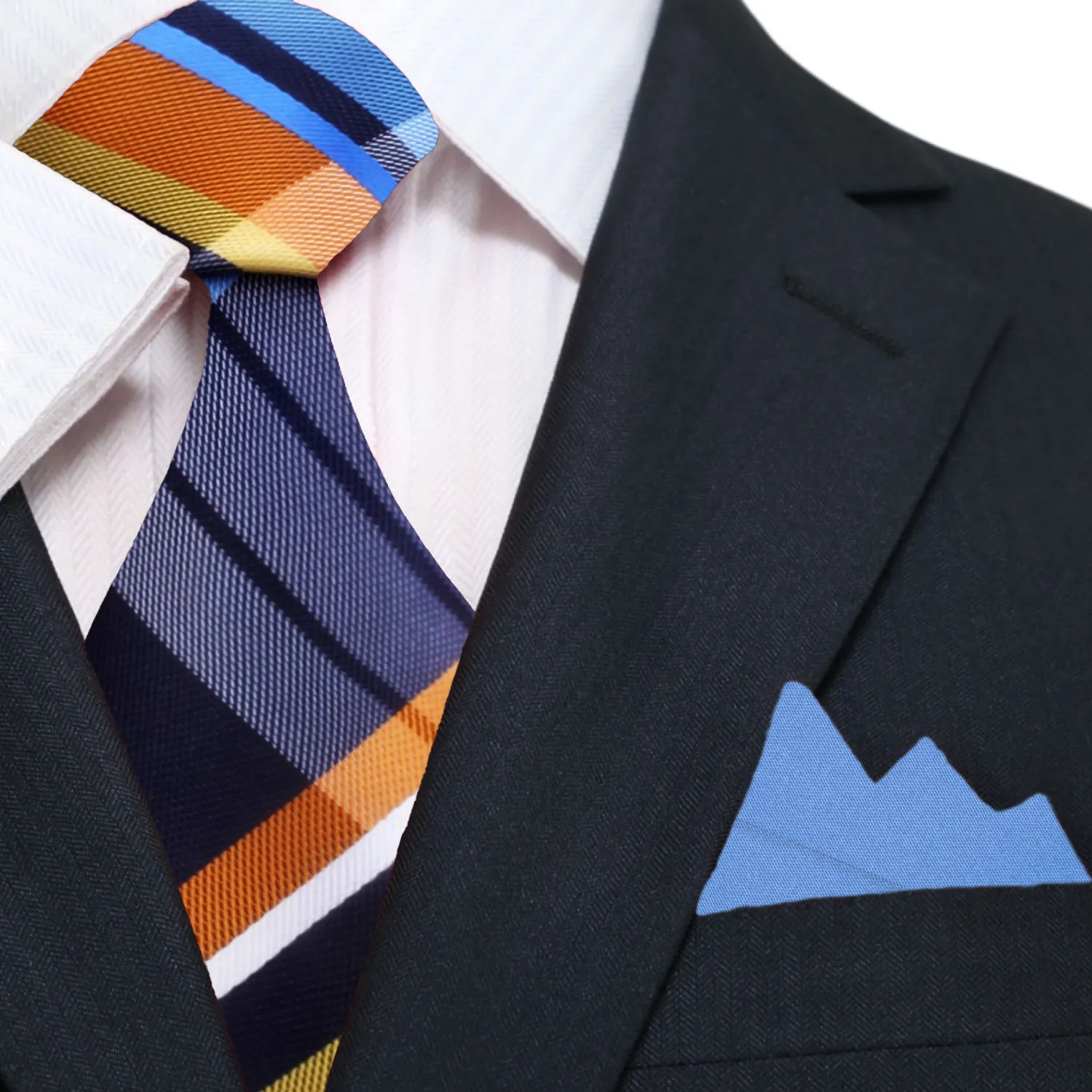 Blue Haven Plaid Necktie