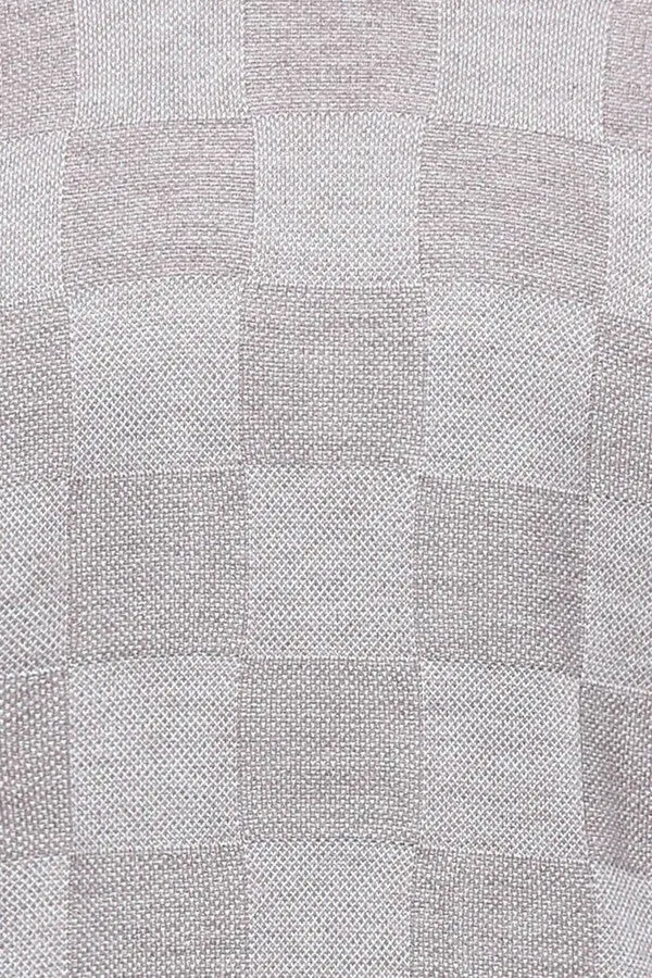 Bone White Plaid Half Turtleneck Sweater - Wessi