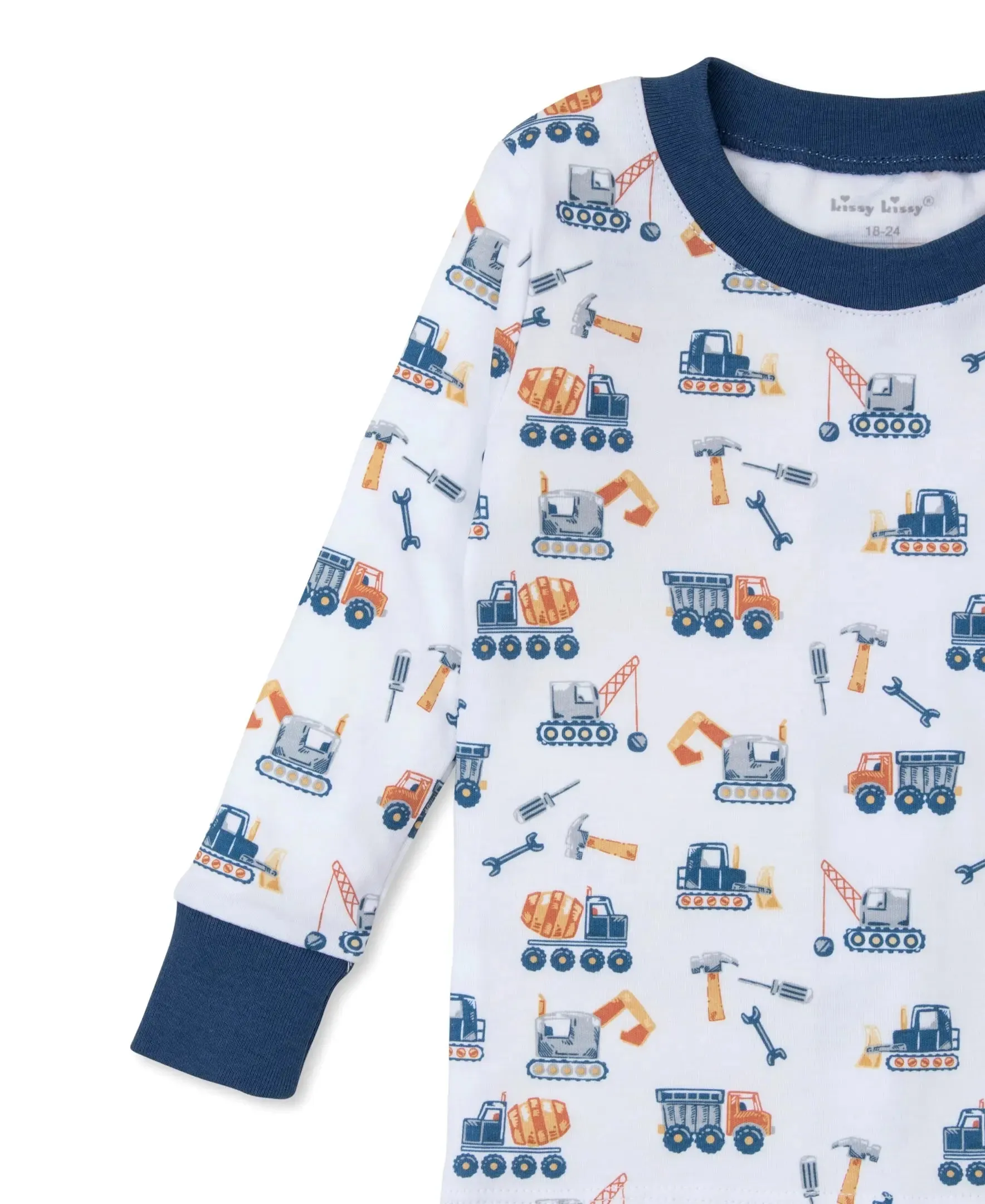 Boys Long Pyjamas - Construction Crew