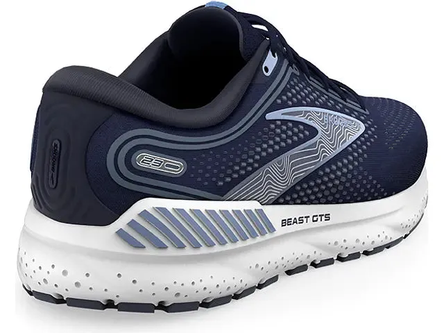 Brooks Mens Beast GTS 23 Wide- Peacoat/Blue/White (1104012E495)