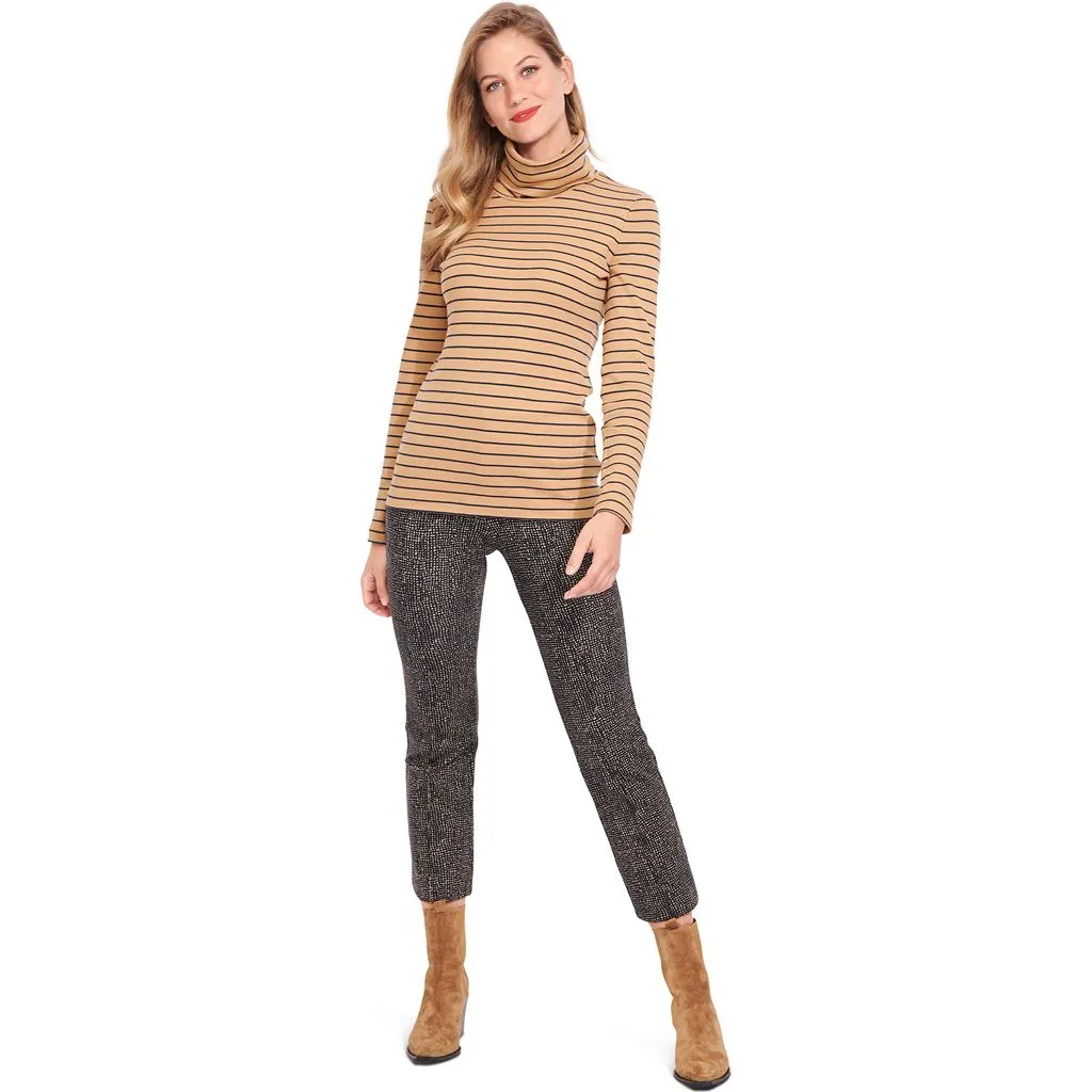 Burda Style Pattern 6056 Misses' Turtleneck Top with Half or Full Length Sleeves B6056
