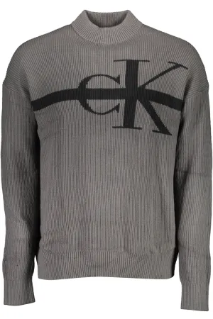 Calvin Klein Gray Man Jersey - BRAND NEW FROM ITALY