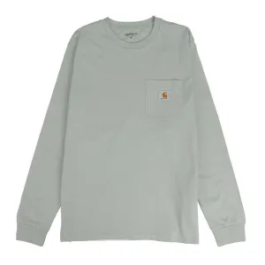 Carhartt WIP Long Sleeve Pocket T-shirt / Frosted Green