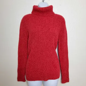 Cherokee Red Turtleneck Sweater, Women's Extra Large