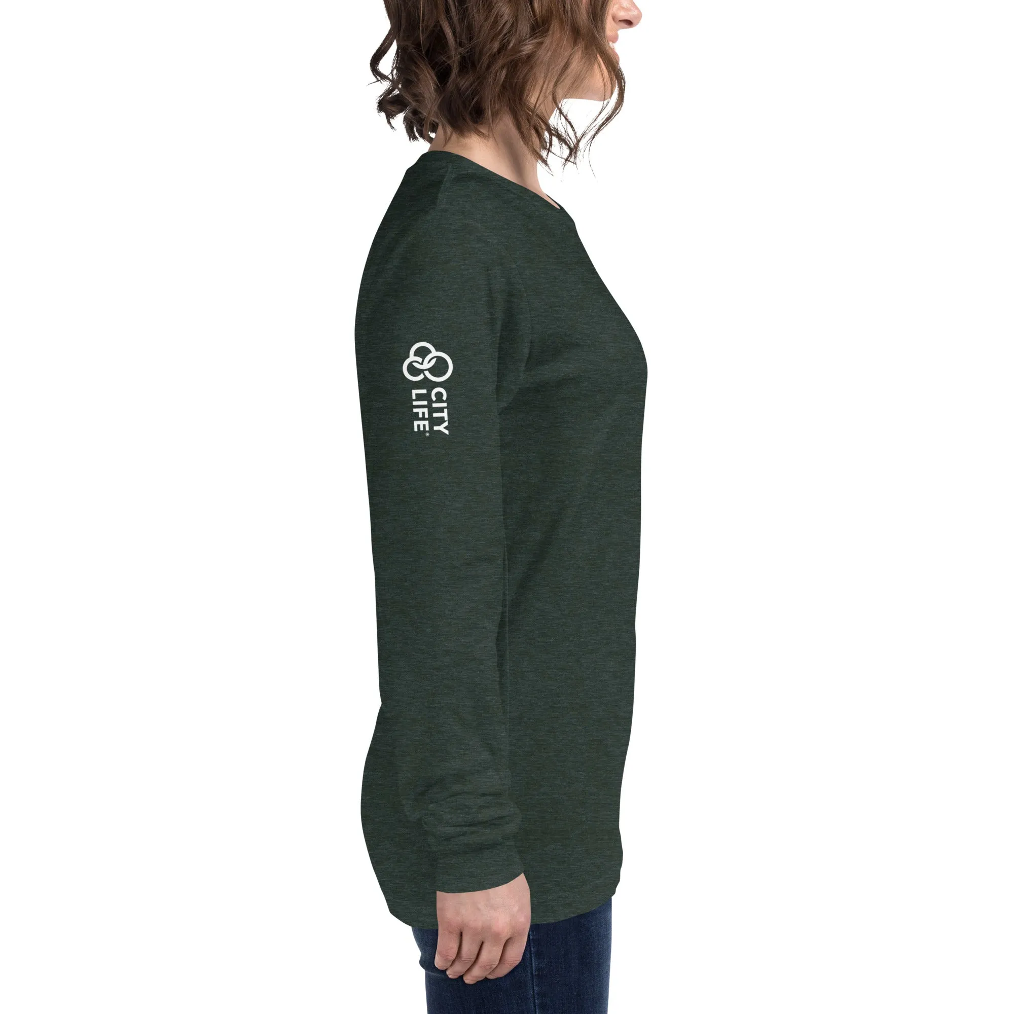 City Life Unisex Long Sleeve Tee