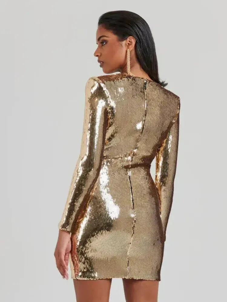 Clémence – Shimmering finish – Mini dress