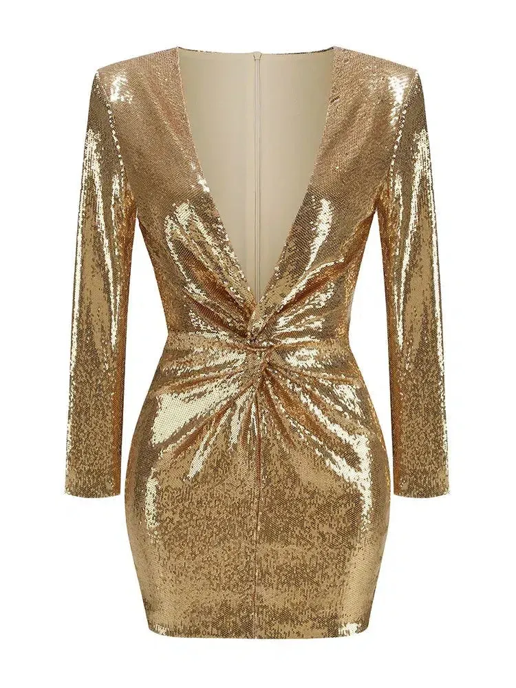 Clémence – Shimmering finish – Mini dress