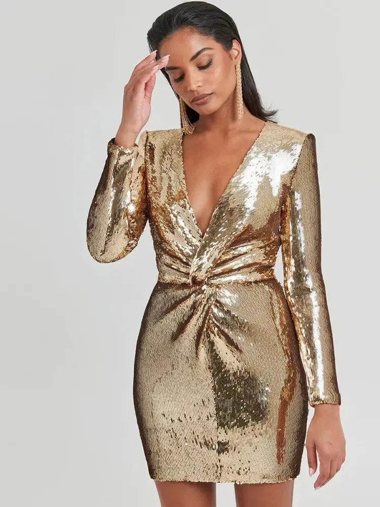 Clémence – Shimmering finish – Mini dress