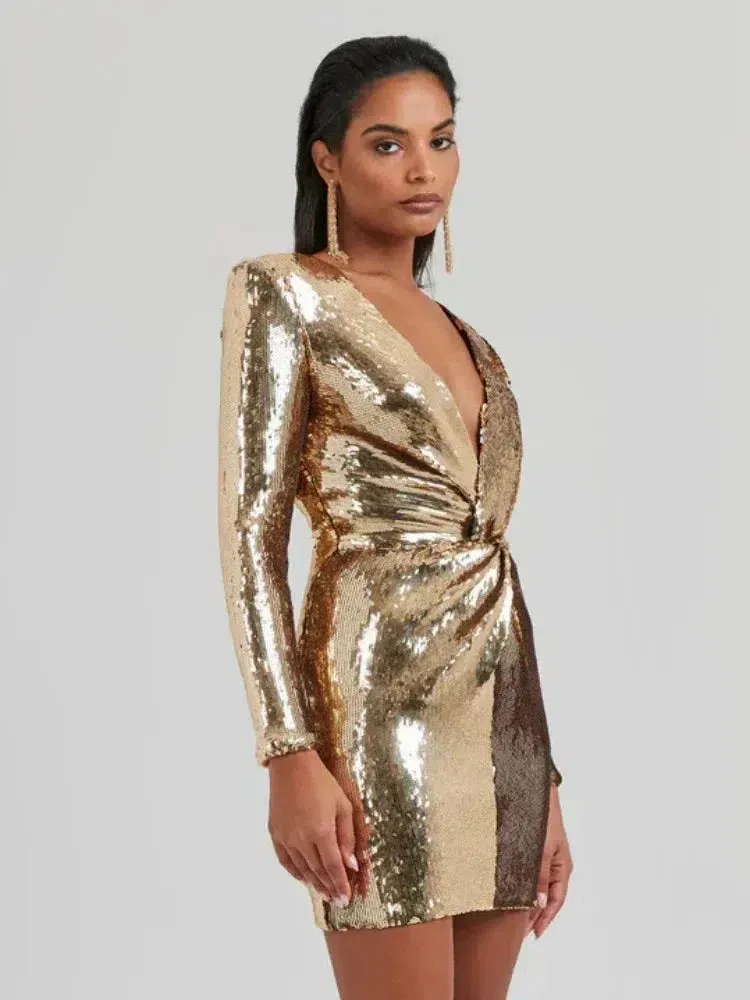 Clémence – Shimmering finish – Mini dress