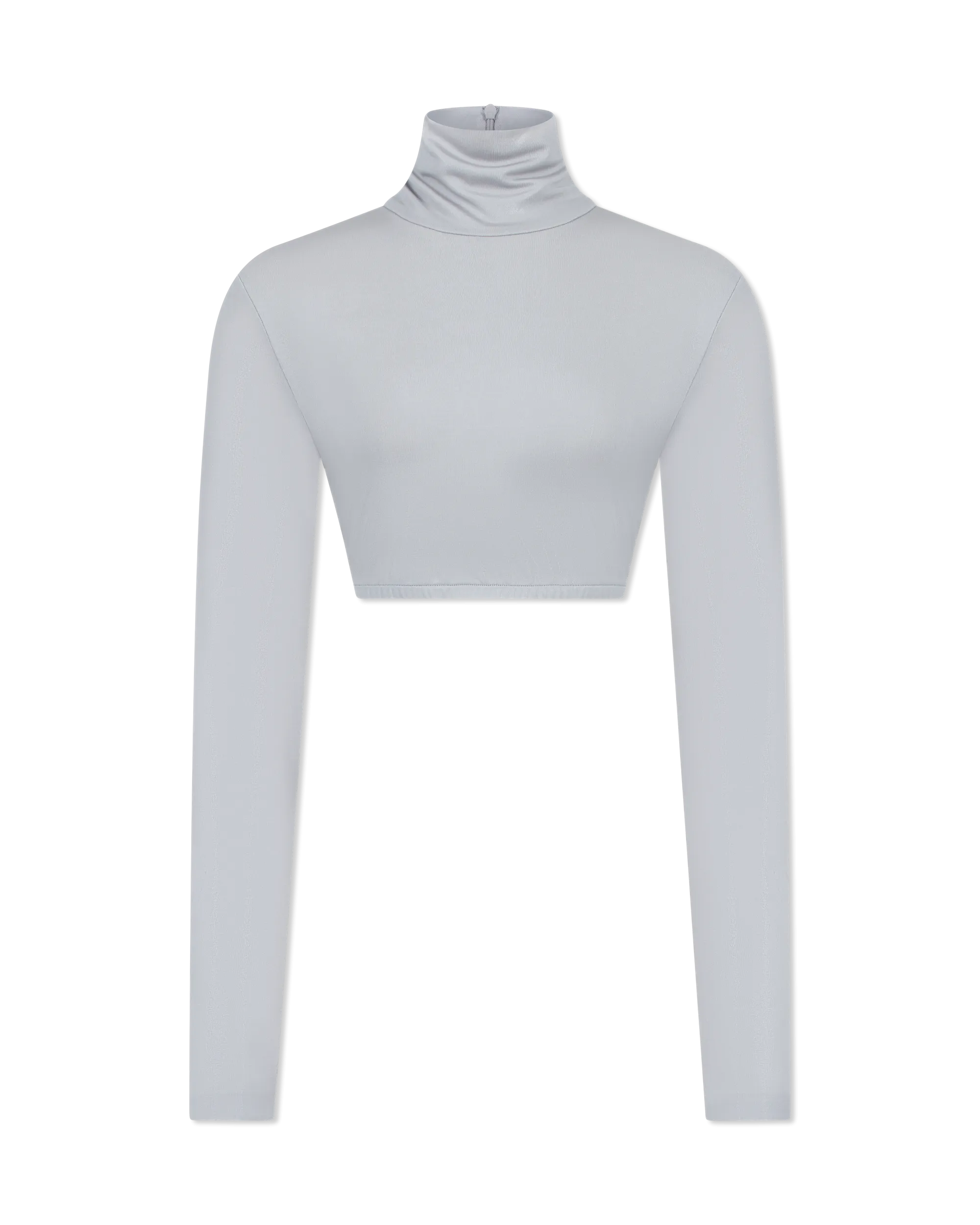 Cropped Long Sleeve Turtle Top