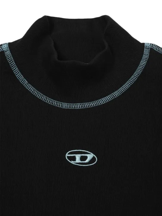 Diesel Kids   Cotton jersey turtleneck t-shirt 