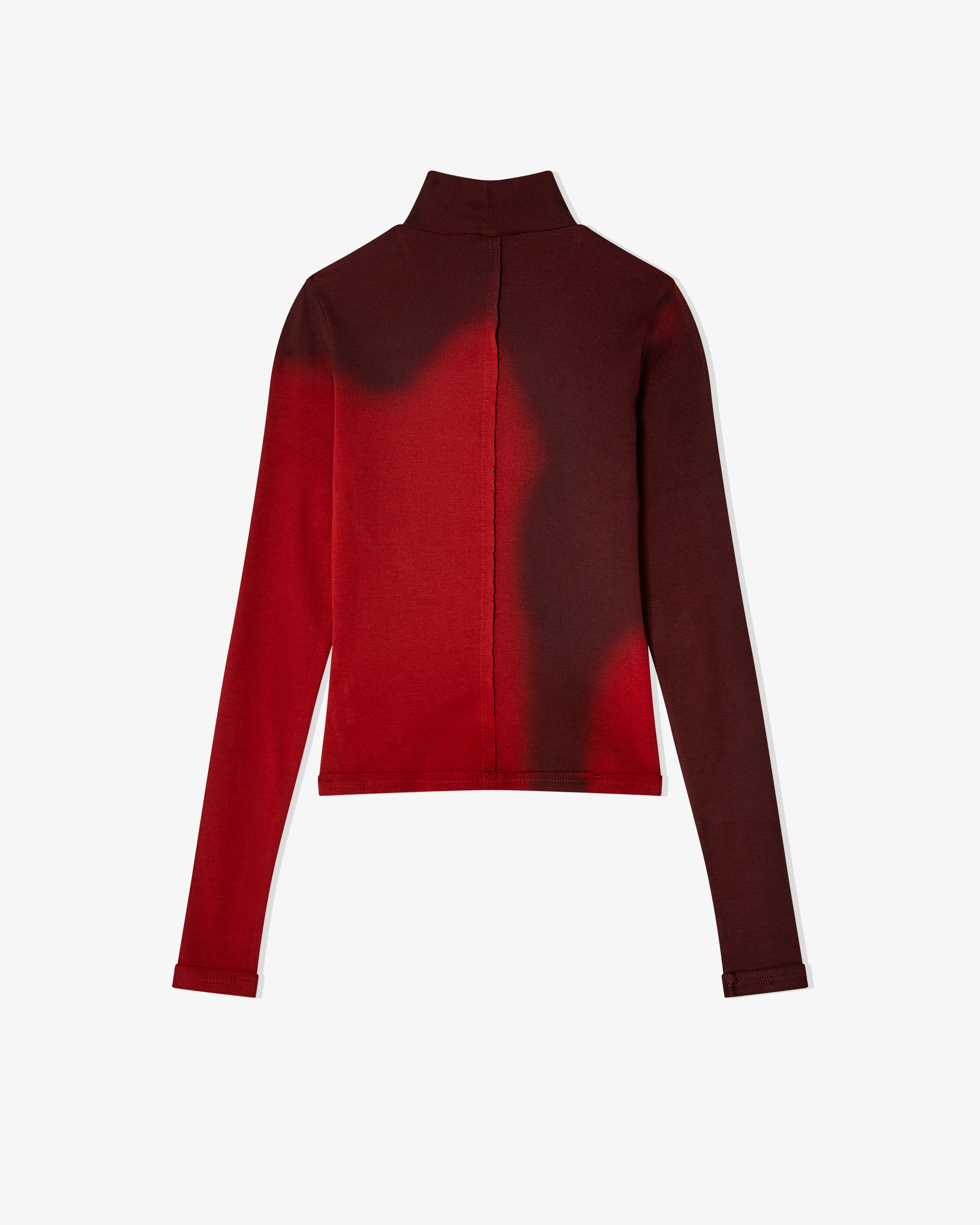 Eckhaus Latta - Women's Lapped Baby Turtleneck - (Maroon)