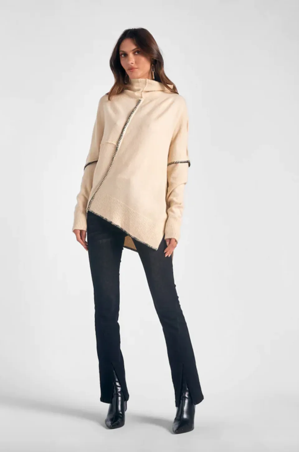 ELN Stitch Turtleneck
