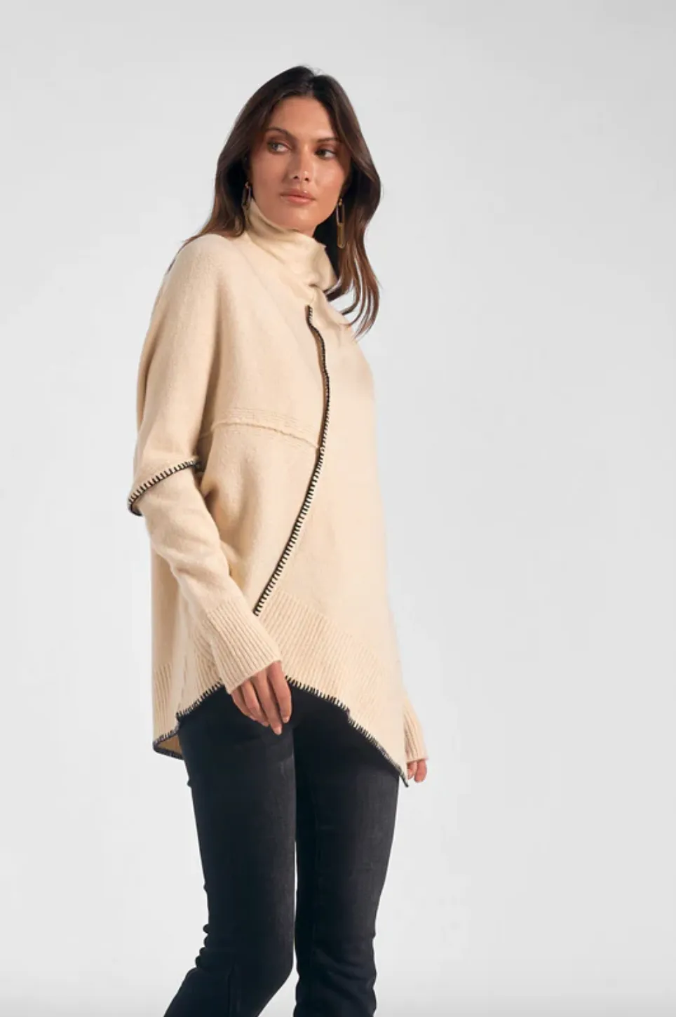 ELN Stitch Turtleneck