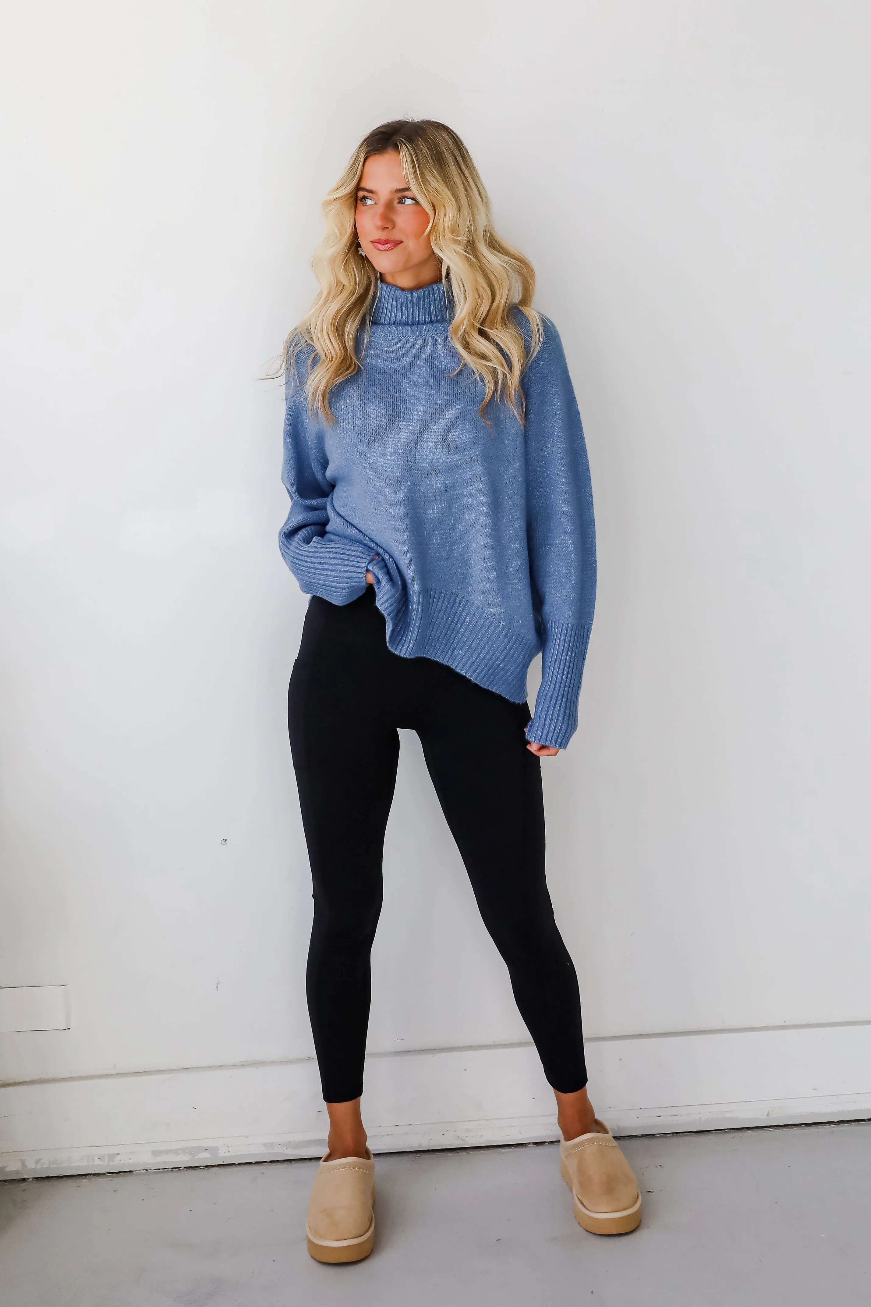 FINAL SALE - Notably Cozy Turtleneck Oversized Sweater - DOORBUSTER