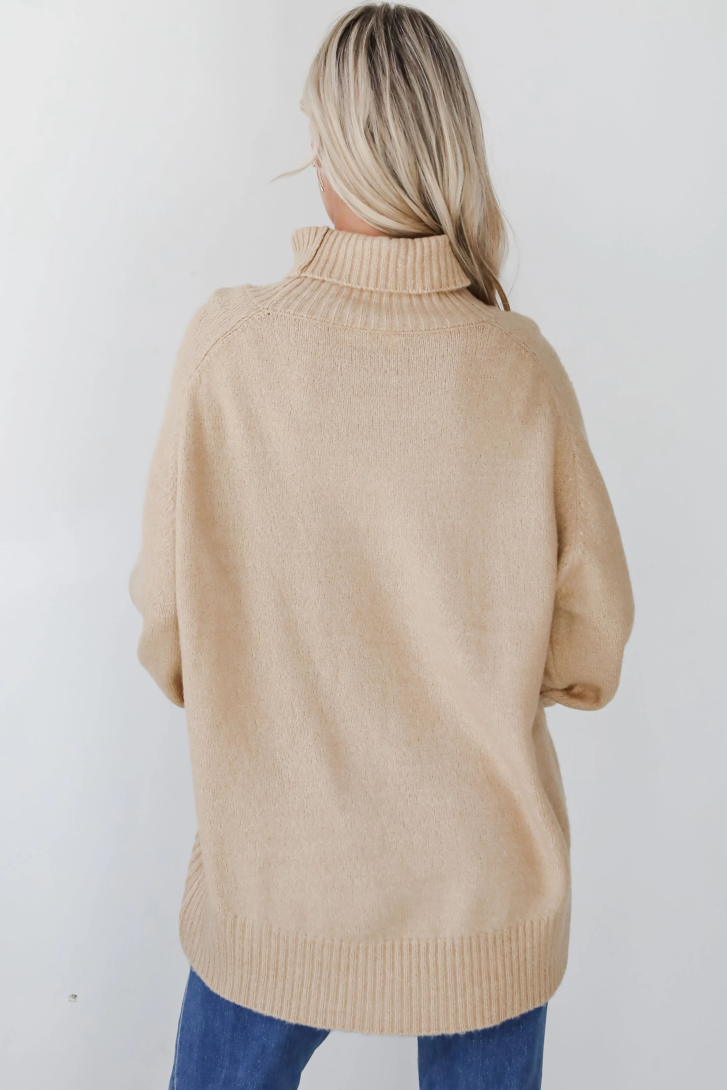 FINAL SALE - Notably Cozy Turtleneck Oversized Sweater - DOORBUSTER