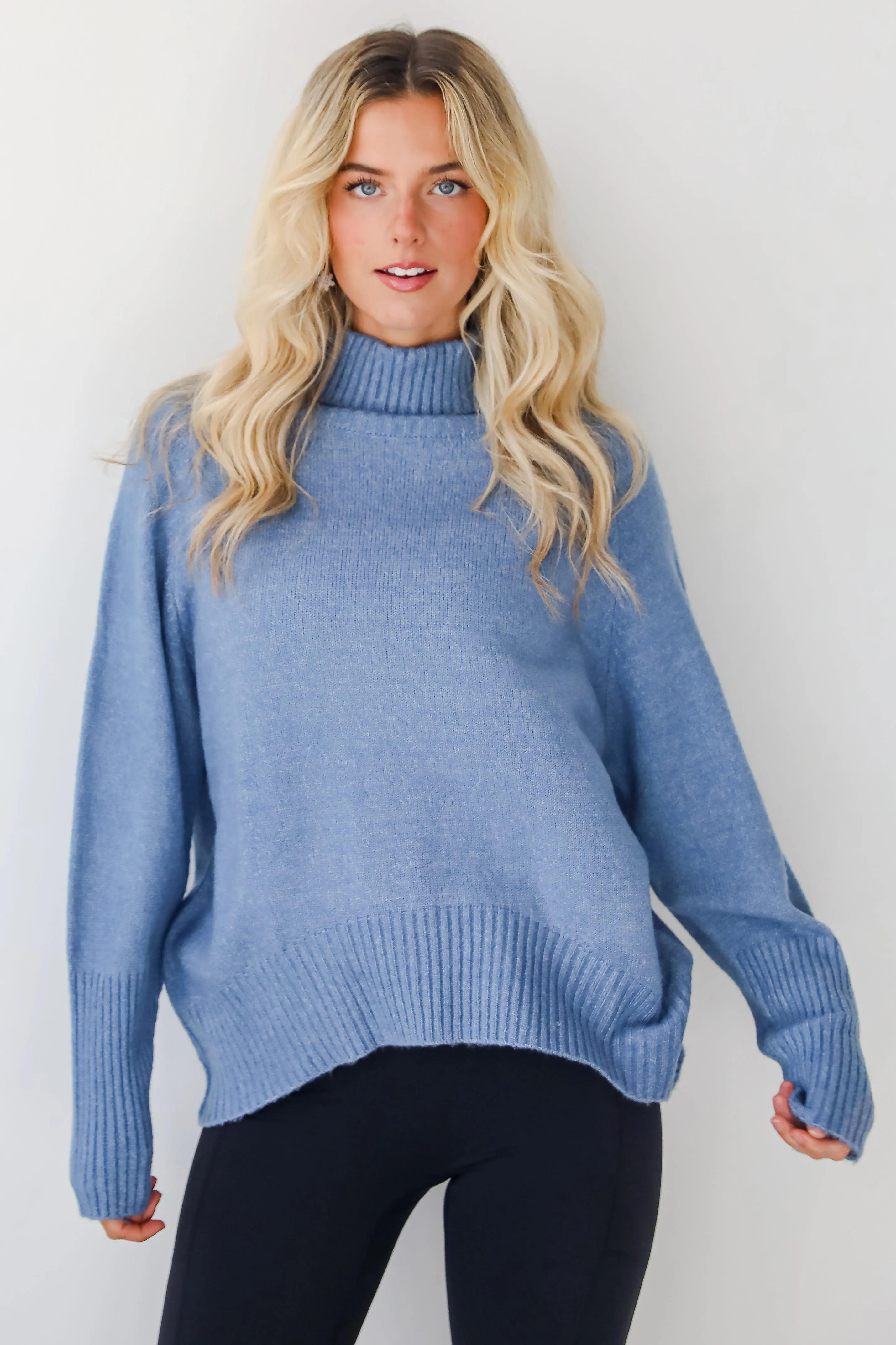 FINAL SALE - Notably Cozy Turtleneck Oversized Sweater - DOORBUSTER