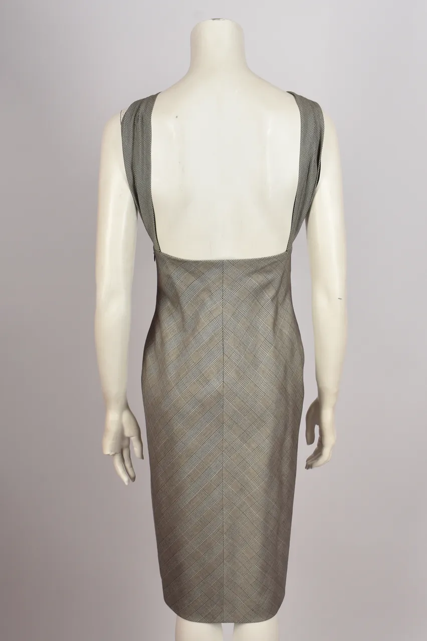 GIANNI VERSACE S/S 1998 HALTER NECK MIDI DRESS