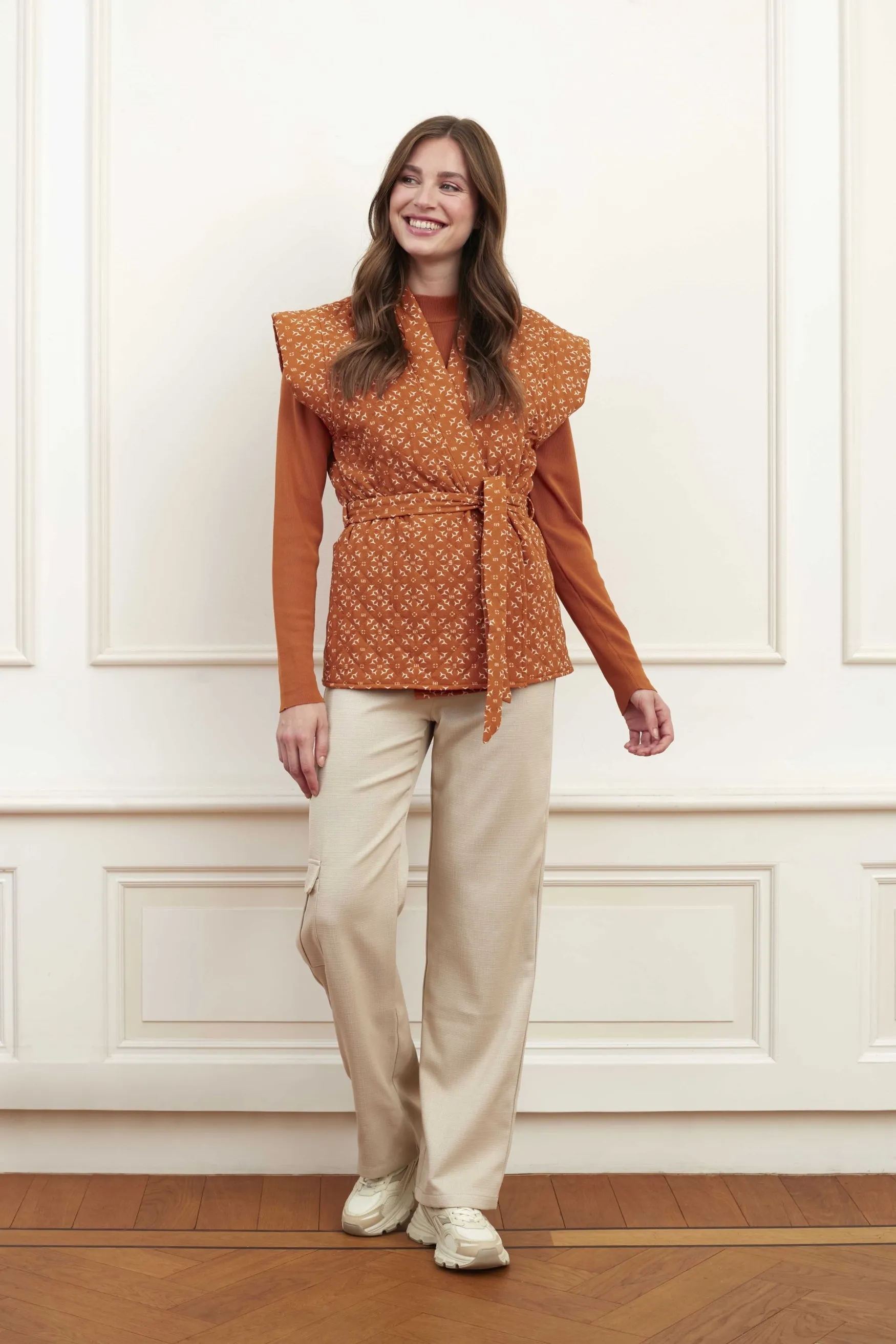 Gilet Rosie | Jardin print