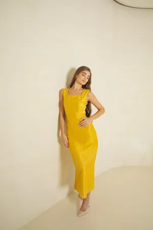 Gold Flecks Embellished Dress