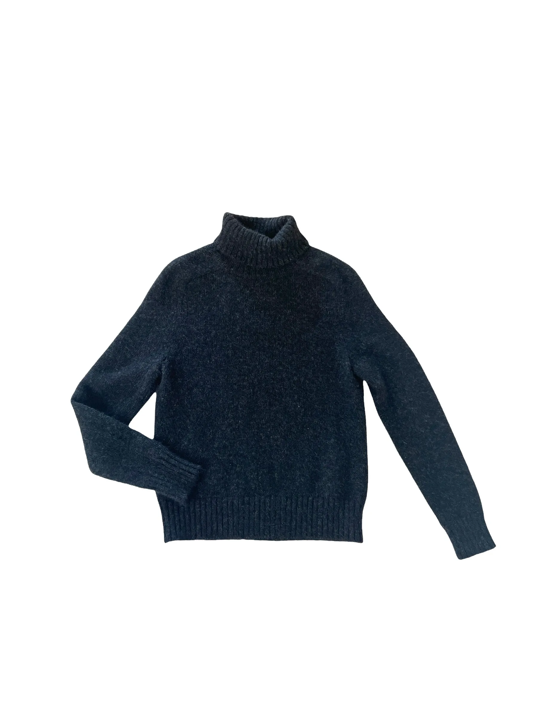 Grey Baby Alpaga Turtleneck - XS