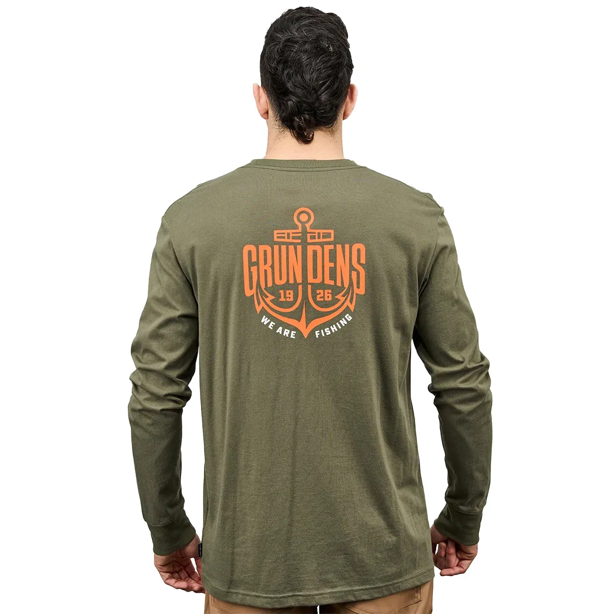 Grundéns Logo Anchor Long Sleeve T-Shirt