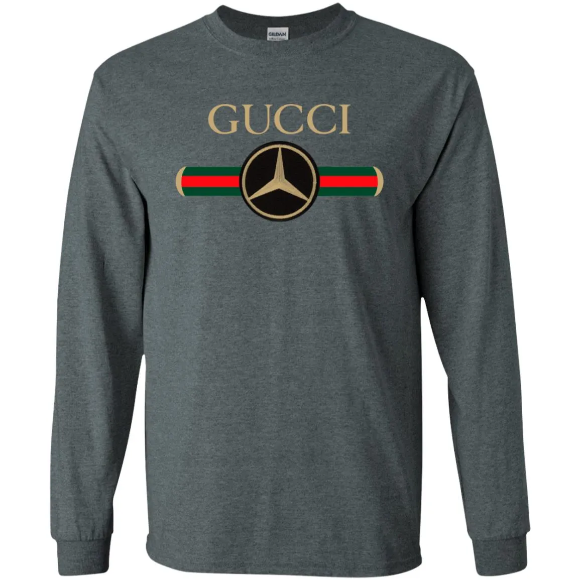 Gucci Mercedes T-shirt Men Long Sleeve Shirt