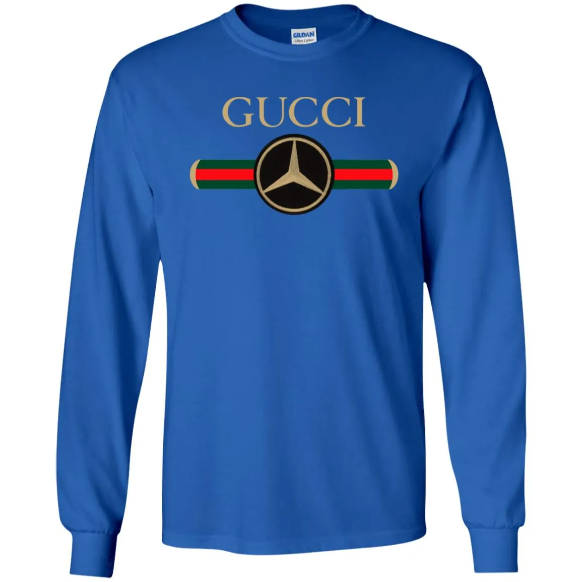 Gucci Mercedes T-shirt Men Long Sleeve Shirt