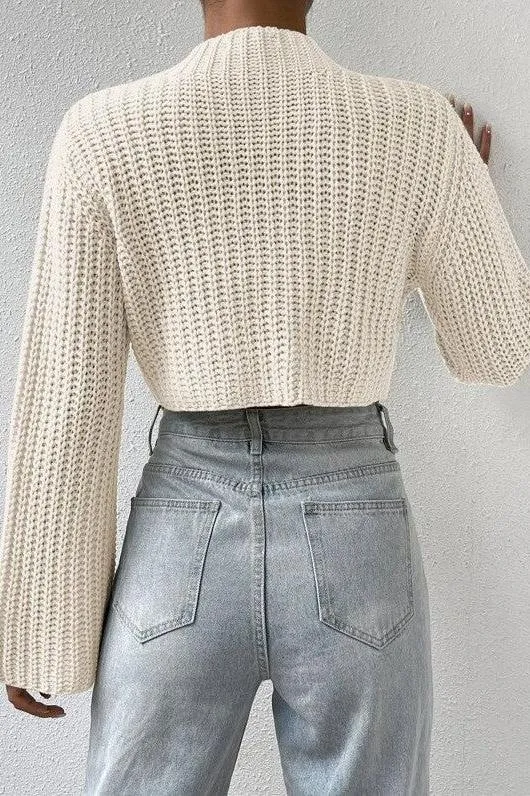 Half Turtleneck Pullover Sweater