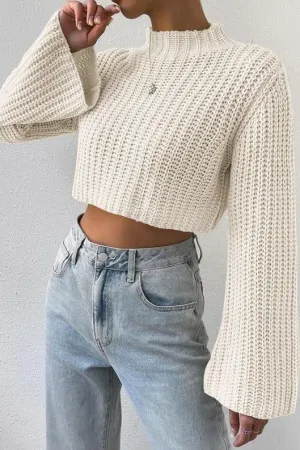 Half Turtleneck Pullover Sweater