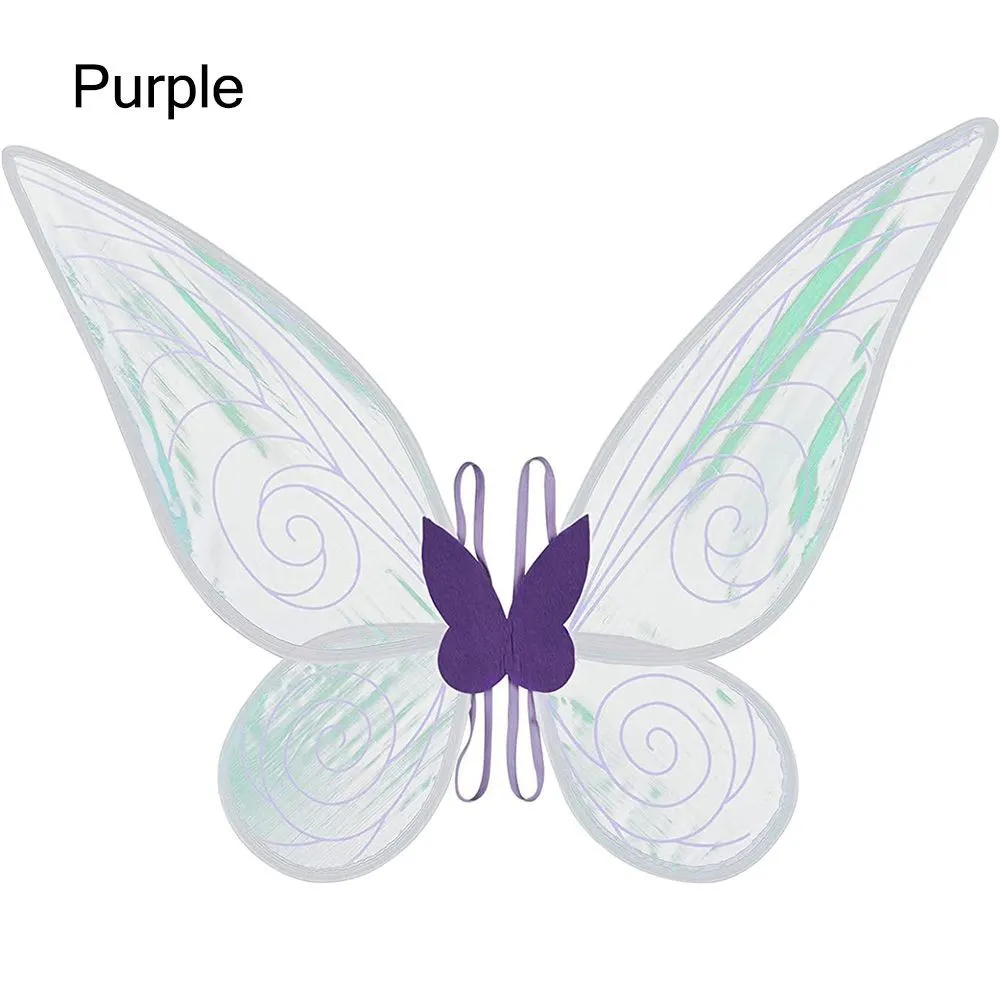 Halloween Costumes for Girls Butterfly Fairy Wings for Cosplay Costumes Sparkle Fairy Princess Wings Party Favor Accessories