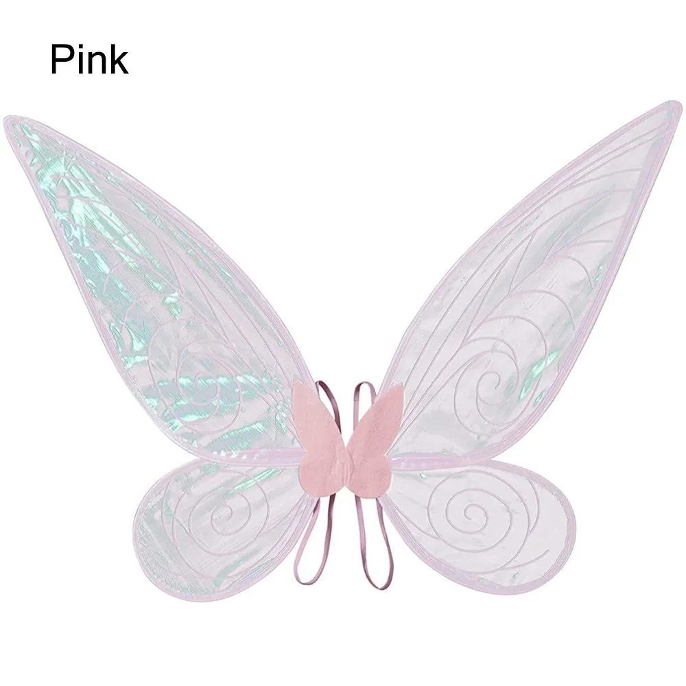 Halloween Costumes for Girls Butterfly Fairy Wings for Cosplay Costumes Sparkle Fairy Princess Wings Party Favor Accessories