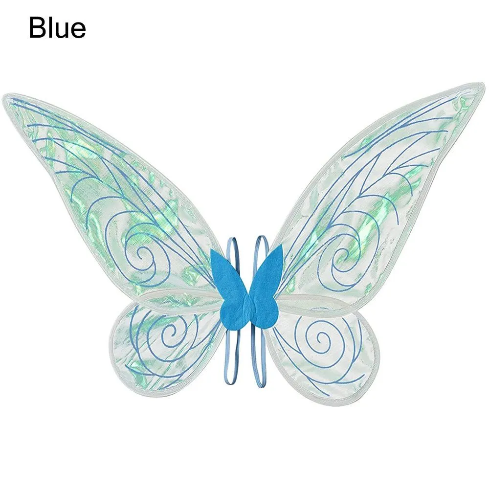 Halloween Costumes for Girls Butterfly Fairy Wings for Cosplay Costumes Sparkle Fairy Princess Wings Party Favor Accessories
