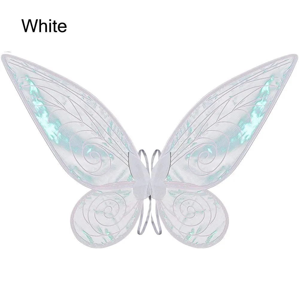 Halloween Costumes for Girls Butterfly Fairy Wings for Cosplay Costumes Sparkle Fairy Princess Wings Party Favor Accessories