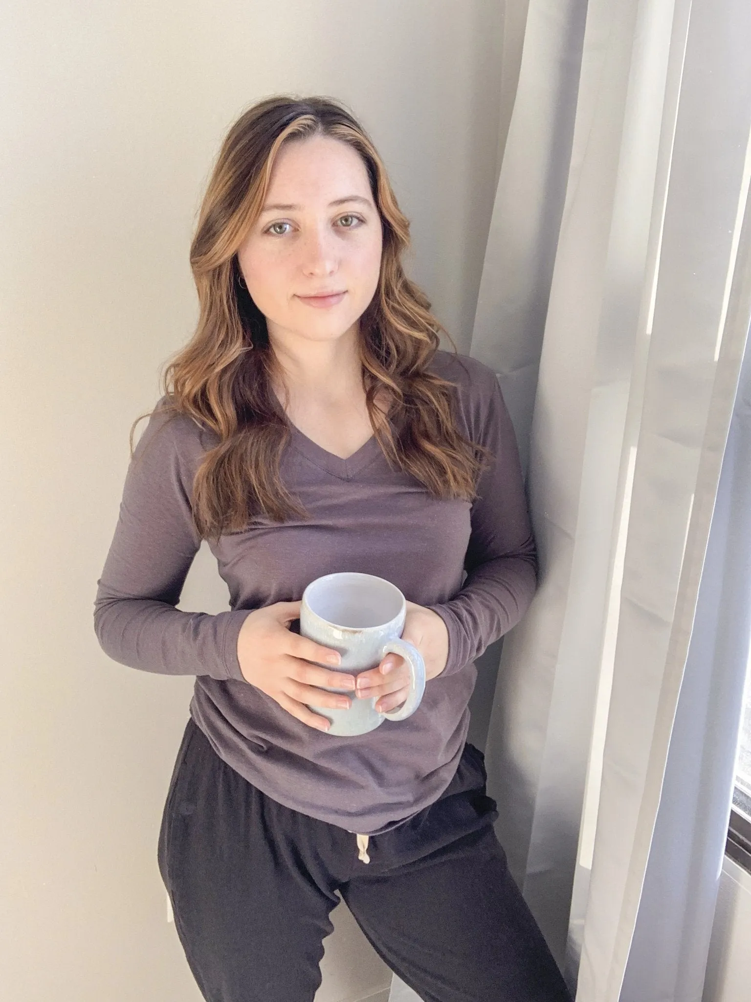 Hemp V-Neck Long Sleeve