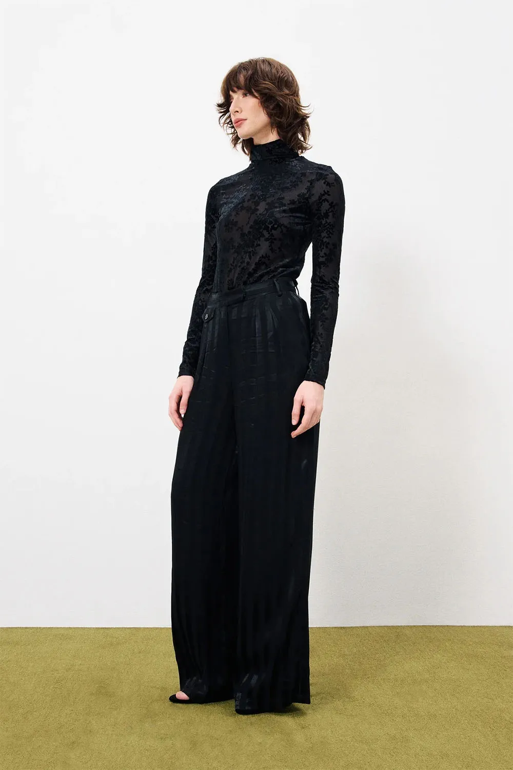 HIGH WINTER WOVEN TOP