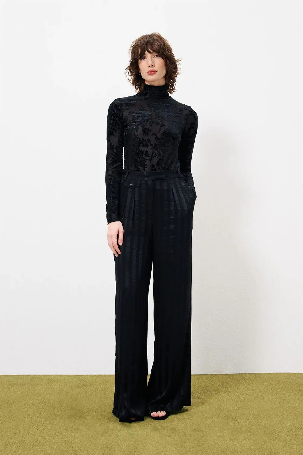 HIGH WINTER WOVEN TOP